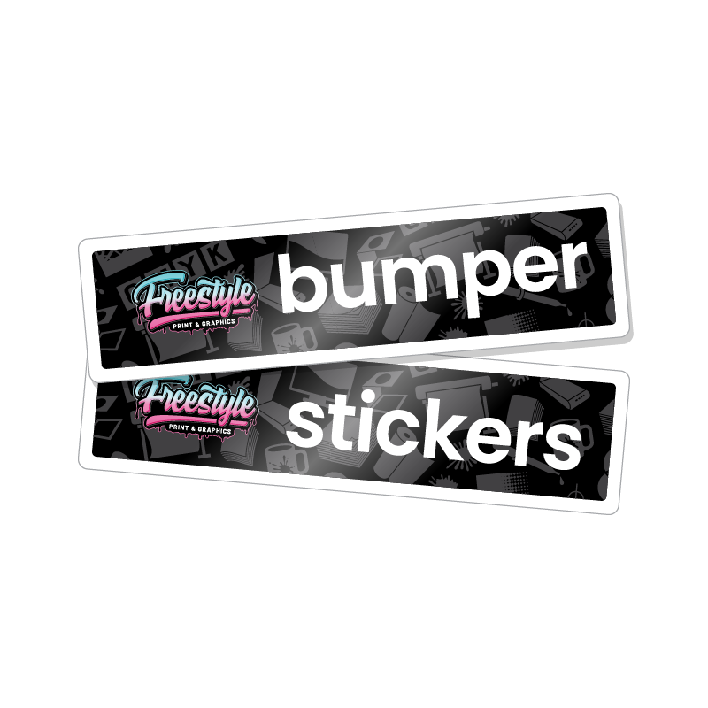 Custom bumper stickers, Quick free shipping