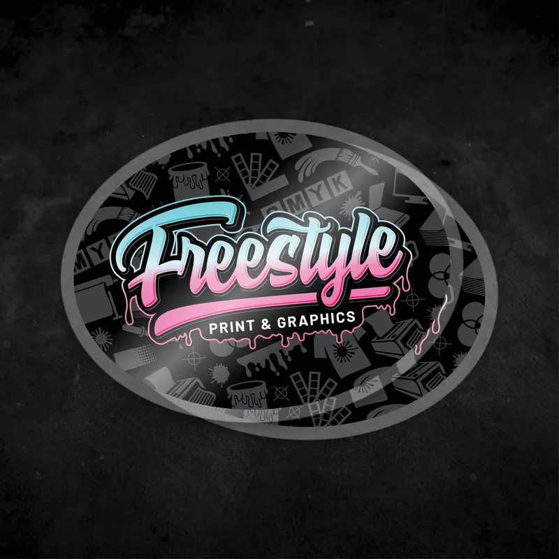 Oval Stickers