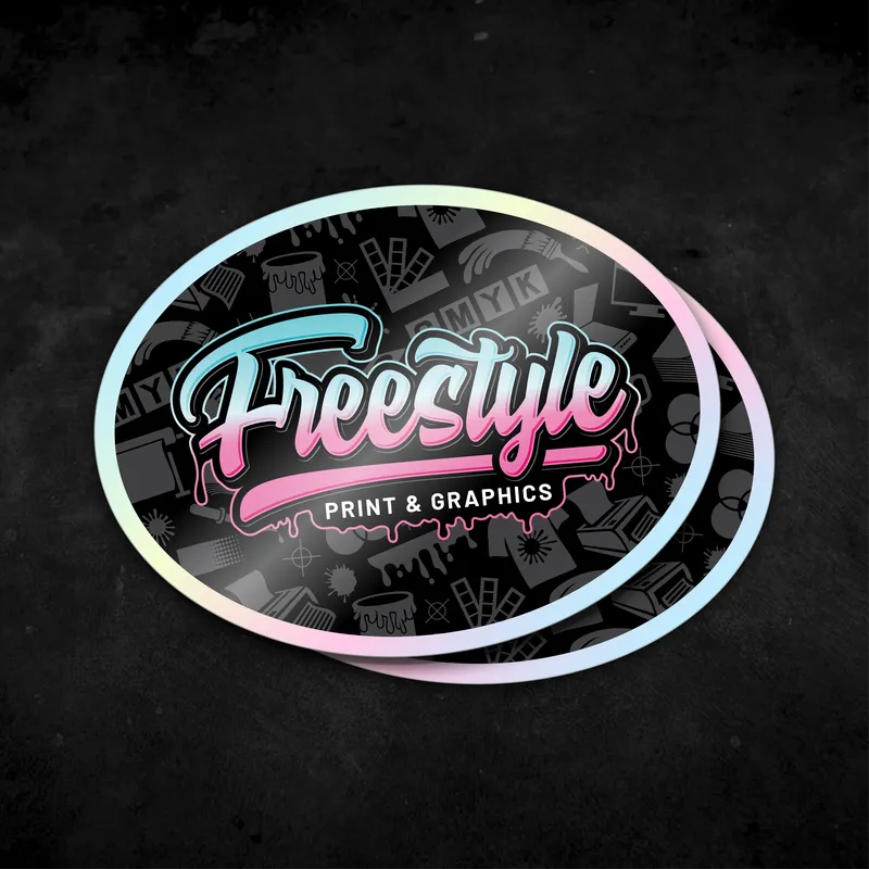 Oval Stickers